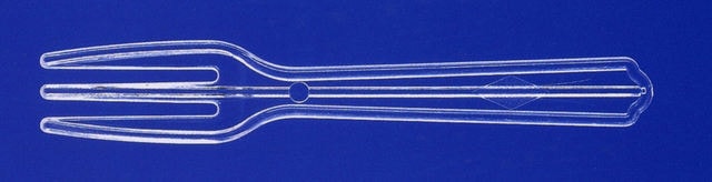 使い捨て プラスチック製 フォーク #90 バラ ケース販売 10000本