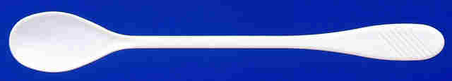 使い捨て プラスチック製 マドラースプーン #160 白 バラ ケース販売 5000本