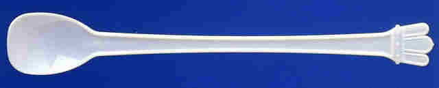 使い捨て プラスチック製 マドラースプーン #190 白 バラ ケース販売 3000本