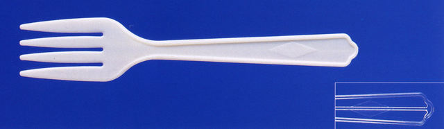 使い捨て プラスチック製 大フォーク 透明 バラ ケース販売 5000本