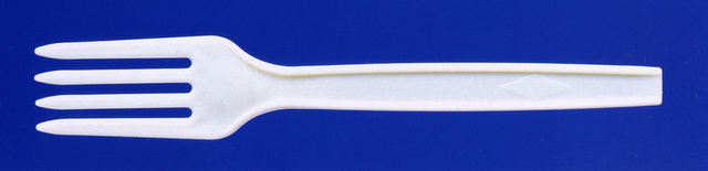 使い捨て プラスチック製 特大フォーク 単袋入 ケース販売 2000本