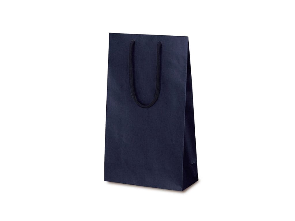 紙手提袋 Ｔ－ツイン カラークラフト ネイビー ケース販売 100枚