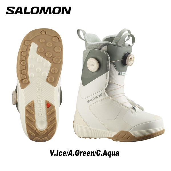 サロモン スノーボードブーツ SALOMONキアナ デュアルボア KIANA DUAL BOA レディース L49164200 [25-26モデル]