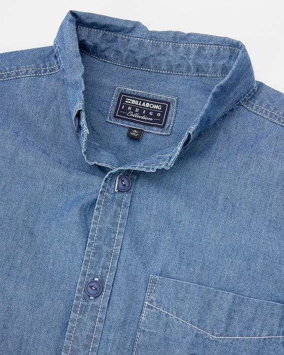ビラボン 25SS BILLABONG DUNGAREE SHIRTS ダンガリーシャツ BF011121 [30%オフ]