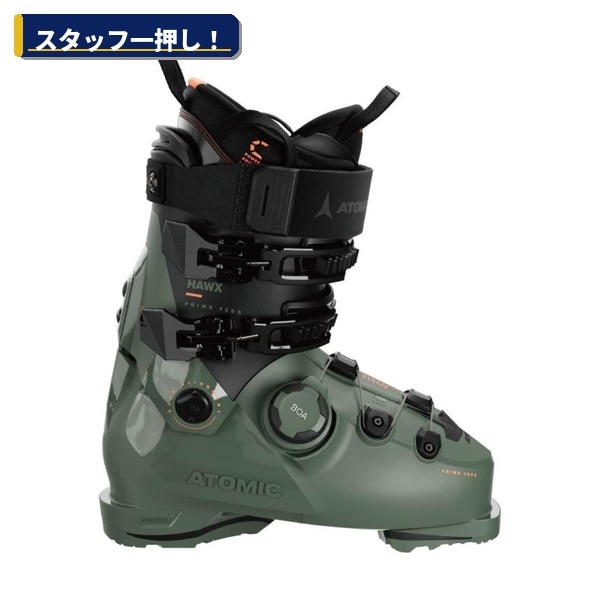 【決算セール！】アトミック ATOMIC ホークスプライム HAWX PRIME 120 S BOA GW （ARMY GREEN / BK）ホークス ボア AE5029920 [スキーブーツ] [25-26] [2026] [旧モデルブーツ]