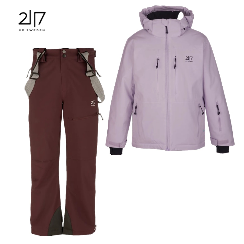 スキーウエア 上下セット 2117 of sweden Junior's light padded ski jacket Lauker/Junior's light padded ski pant Lauker ジュニア2024-25 ジャケット 中綿