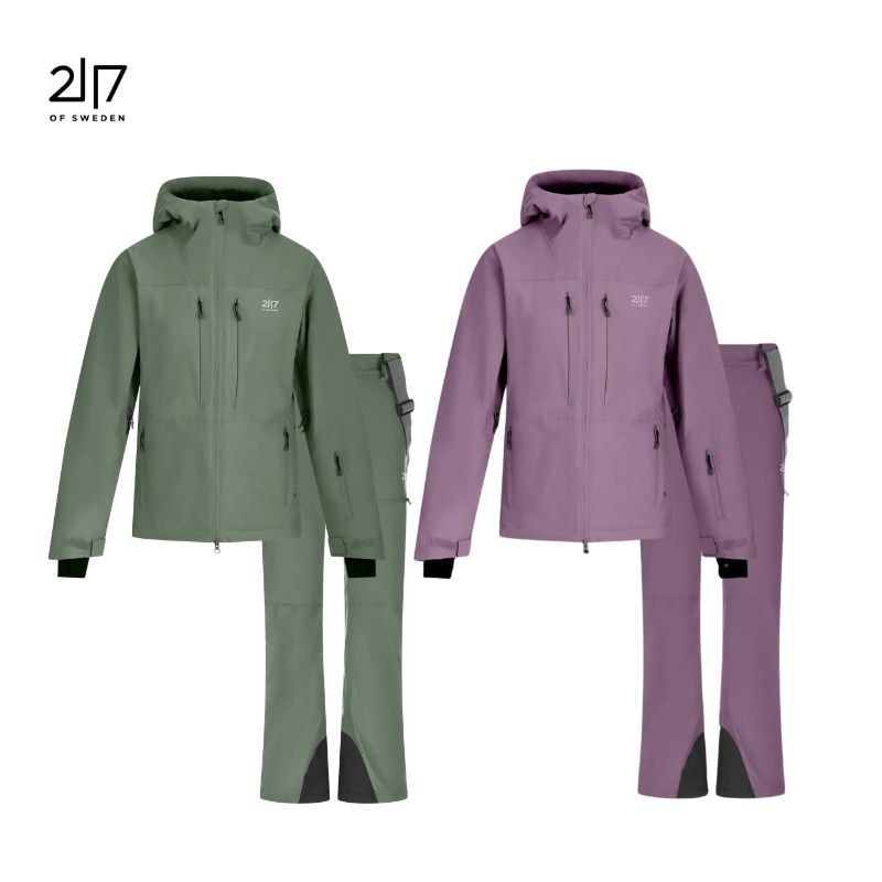 2117オブスウェーデン 2025秋冬モデル Naustaスキージャケット+パンツセット スキーウェア 耐水圧 防水 透湿 レディース Nausta Ski Jacket LS + Nausta Ski Pant LS 7615931