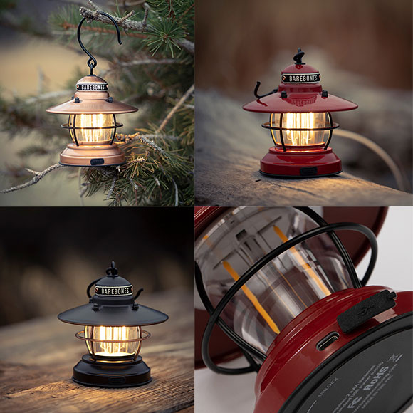 ベアボーンズ BAREBONES ミニ エジソンランタン ライト LED 20230009 キャンプ用品 アウトドア 電池式 