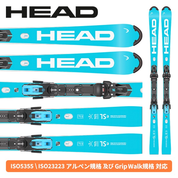 【早期予約受付中】ヘッド HEAD WCR E-SL REBEL FIS RP-WCR14 SPEEDBLUE RACEPLATE WCR 14 / FF ST 16 GW (金具付)：313096 スキー板 26/27モデル 納期11月末頃