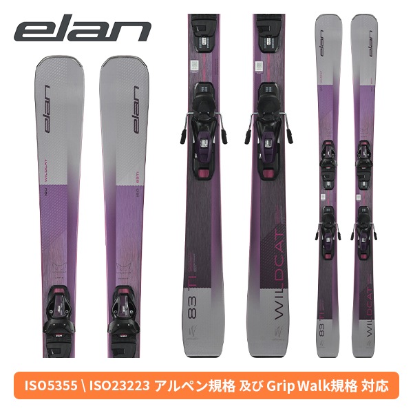 [ポイント10倍]　エラン ELAN ワイルドキャット83 ti WILDCAT 83 TI + EL 9.0 GW SHIFT (金具付) レディース ACSLYH25 [スキー板] [25-26] [2026] [NEWモデル]