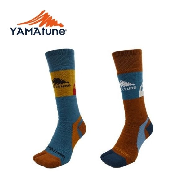 YAMAtune ヤマチューン スキーソックス 2toe 足袋 フリーライド アナトミカル 左右非対称 スキー 靴下 30307 [ポイント10倍]