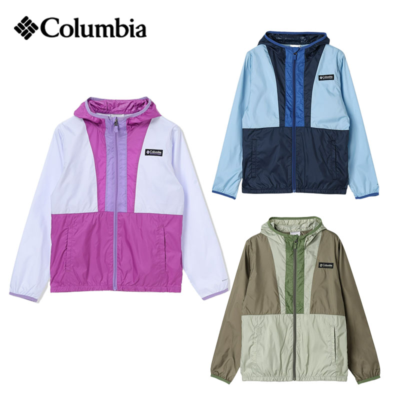 コロンビア Columbia ウィンドジャケット キッズ ジュニア Back Bowl II Hooded Windbreaker SY9421[25SS] [30%OFF]