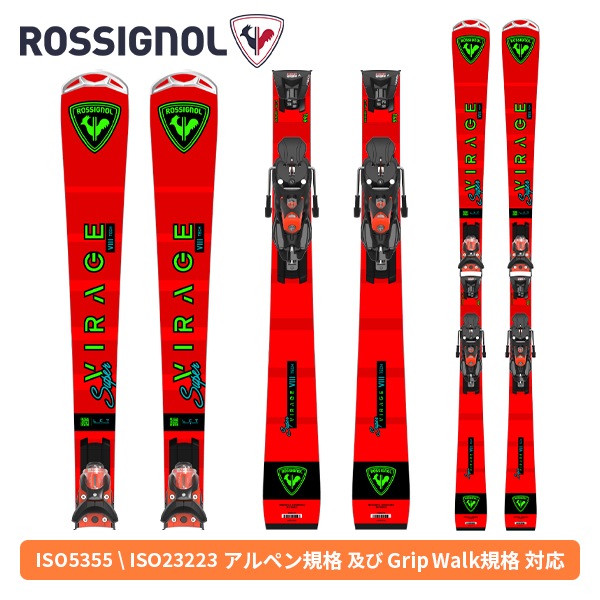 [ポイント15倍] ロシニョール ROSSIGNOL スーパービラージュ8 SUPER VIRAGE VIII TECH + SPX 14 KONECT GW (金具付) RAOPH02 [スキー板] [25-26] [2026] [NEWモデル]