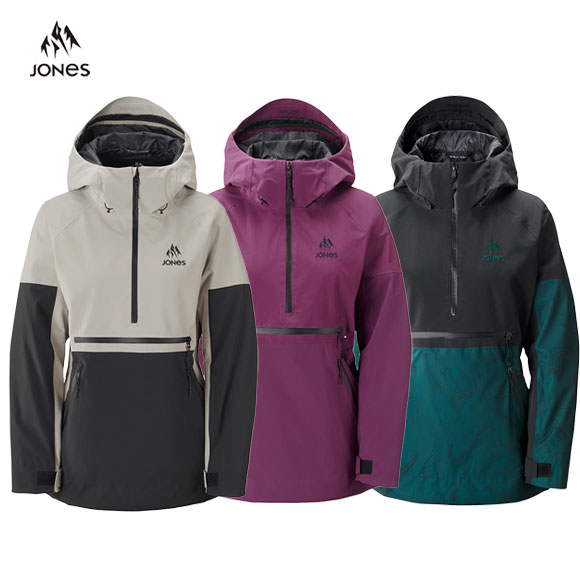 スキーウエア ジョーンズ JONES マウンテン サーフ リサイクルド アノラック MTN Surf Recycled Anorak [69124325] レディース【ポイント5倍】