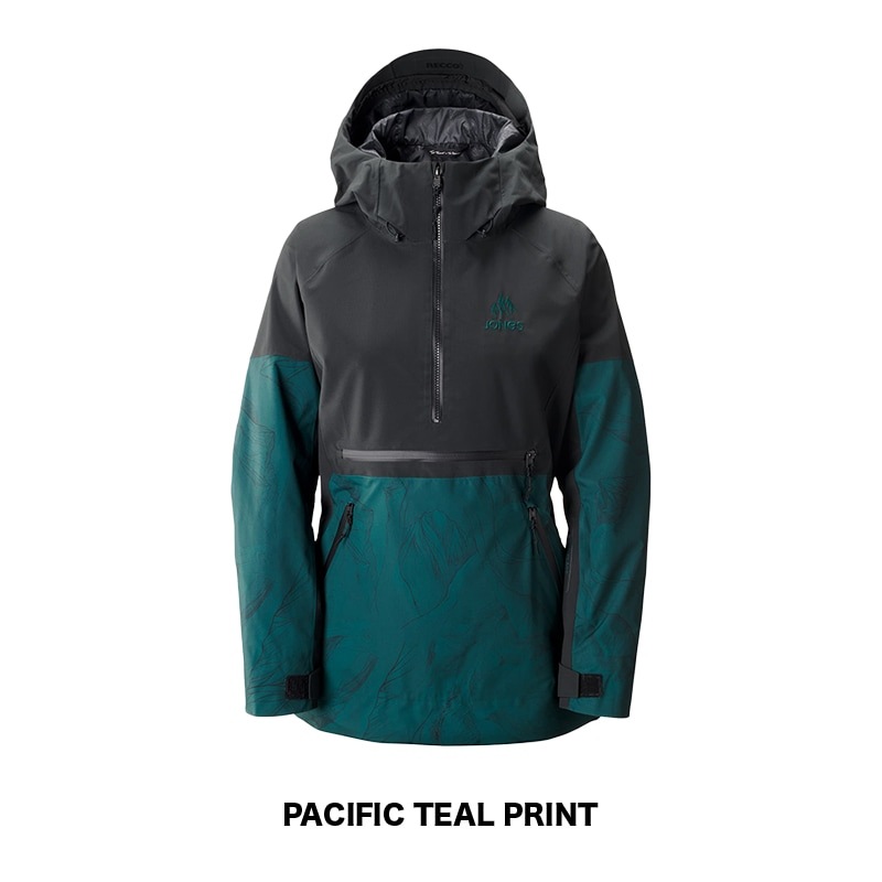 スキーウエア ジョーンズ JONES マウンテン サーフ リサイクルド アノラック MTN Surf Recycled Anorak [69124325] レディース【ポイント5倍】