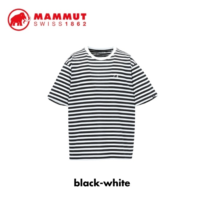 【ポイント10倍】マムート MAMMUT マムート ストライプ Tシャツ アジアンフィット Mammut Stripe T-Shirt AF 1017-07450 26SS