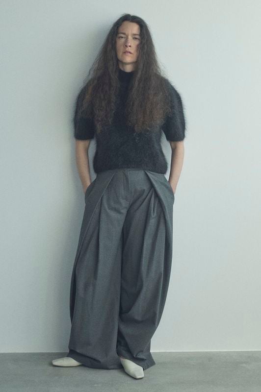 FUR CASHMERE HALF SLEEVE