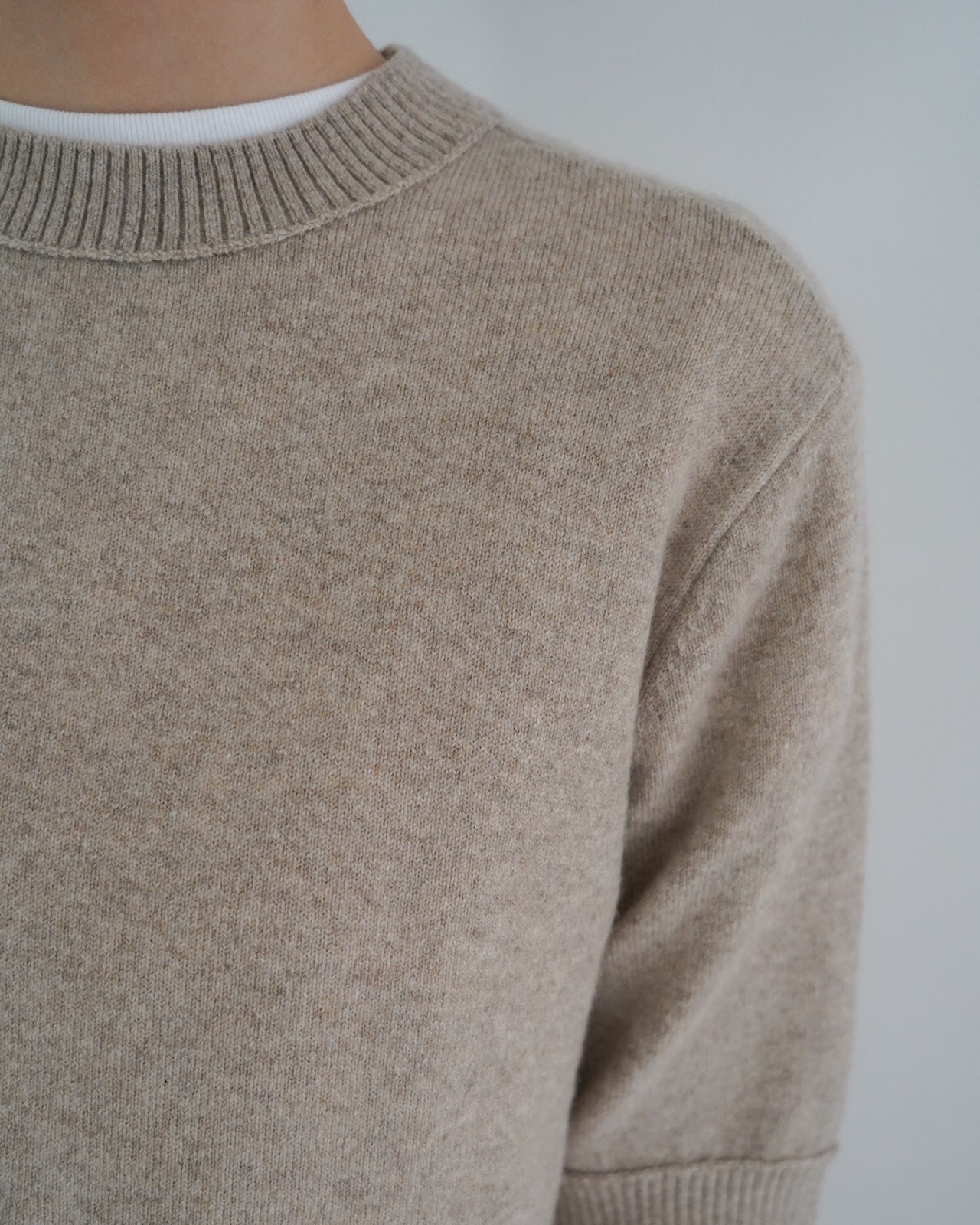 CASHMERE HALF PULLOVER
