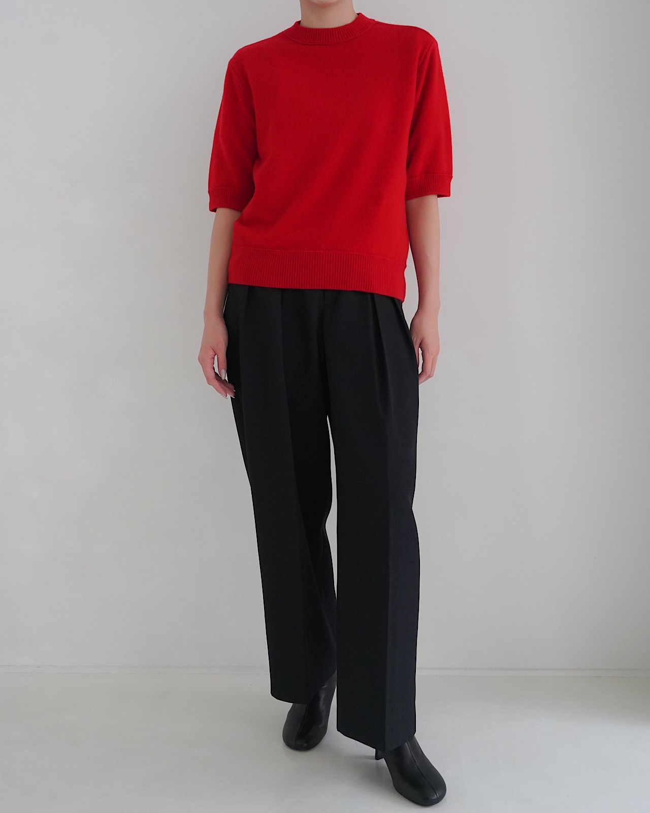 CASHMERE HALF PULLOVER