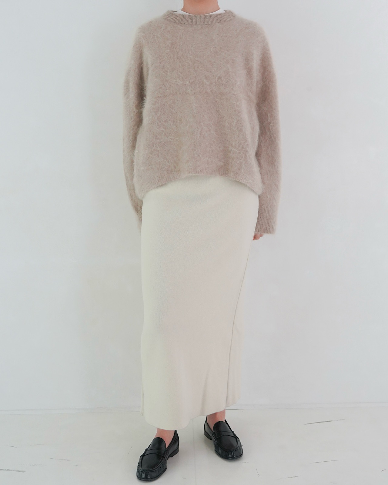 FUR CASHMERE PULLOVER