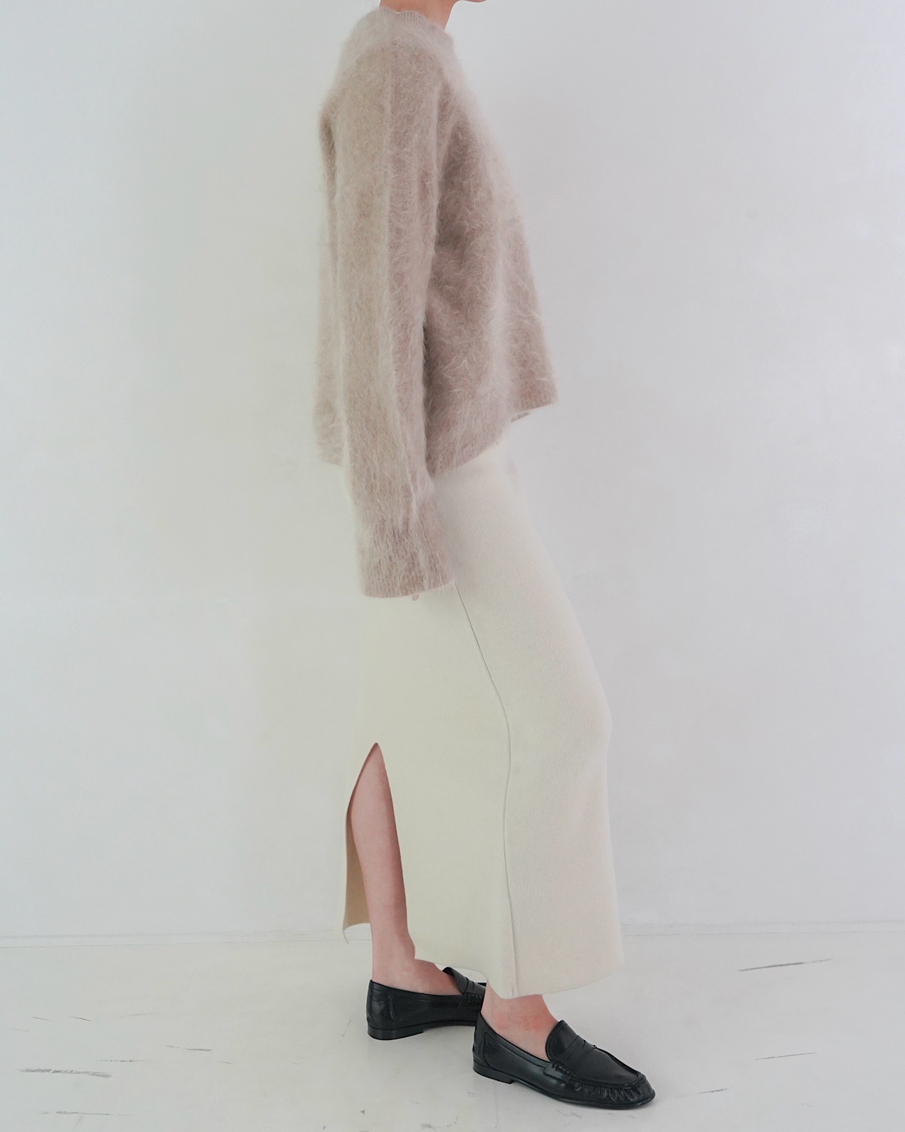 FUR CASHMERE PULLOVER