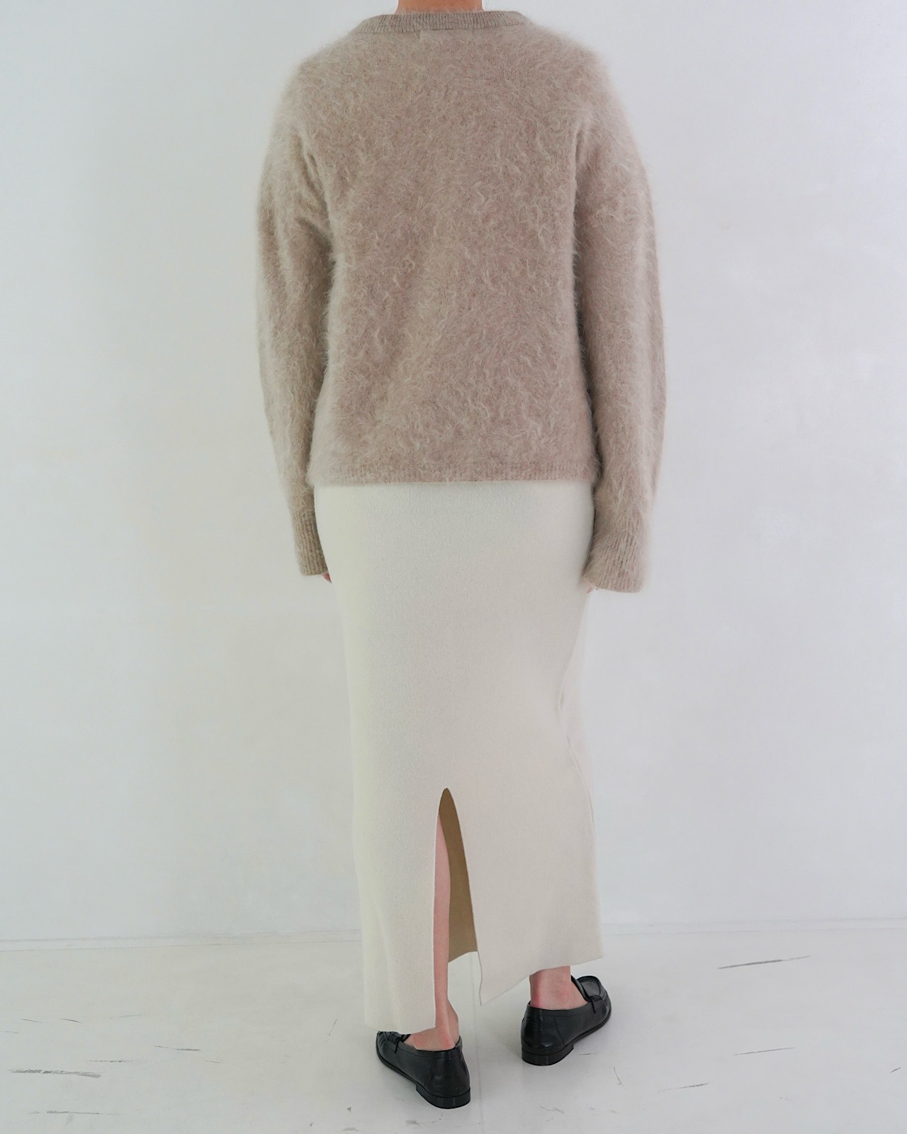 FUR CASHMERE PULLOVER