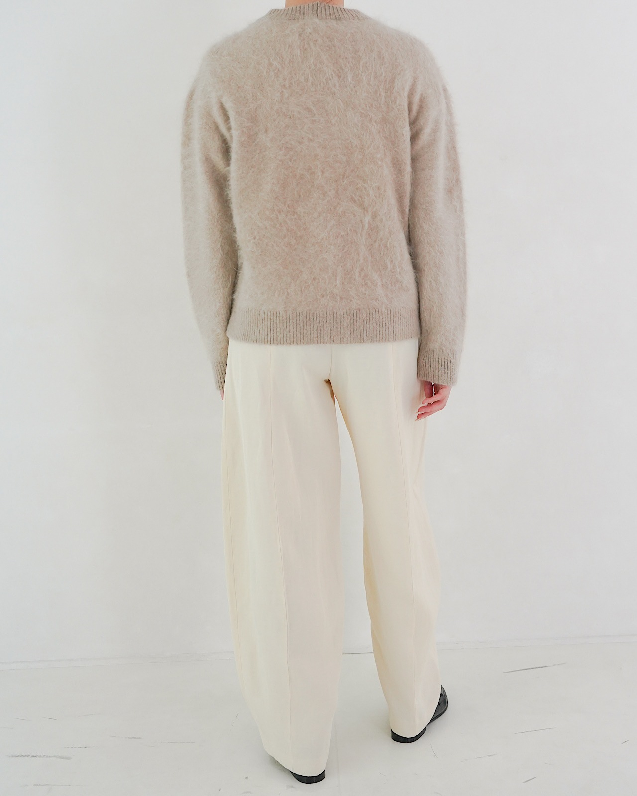 FUR CASHMERE CARDIGAN