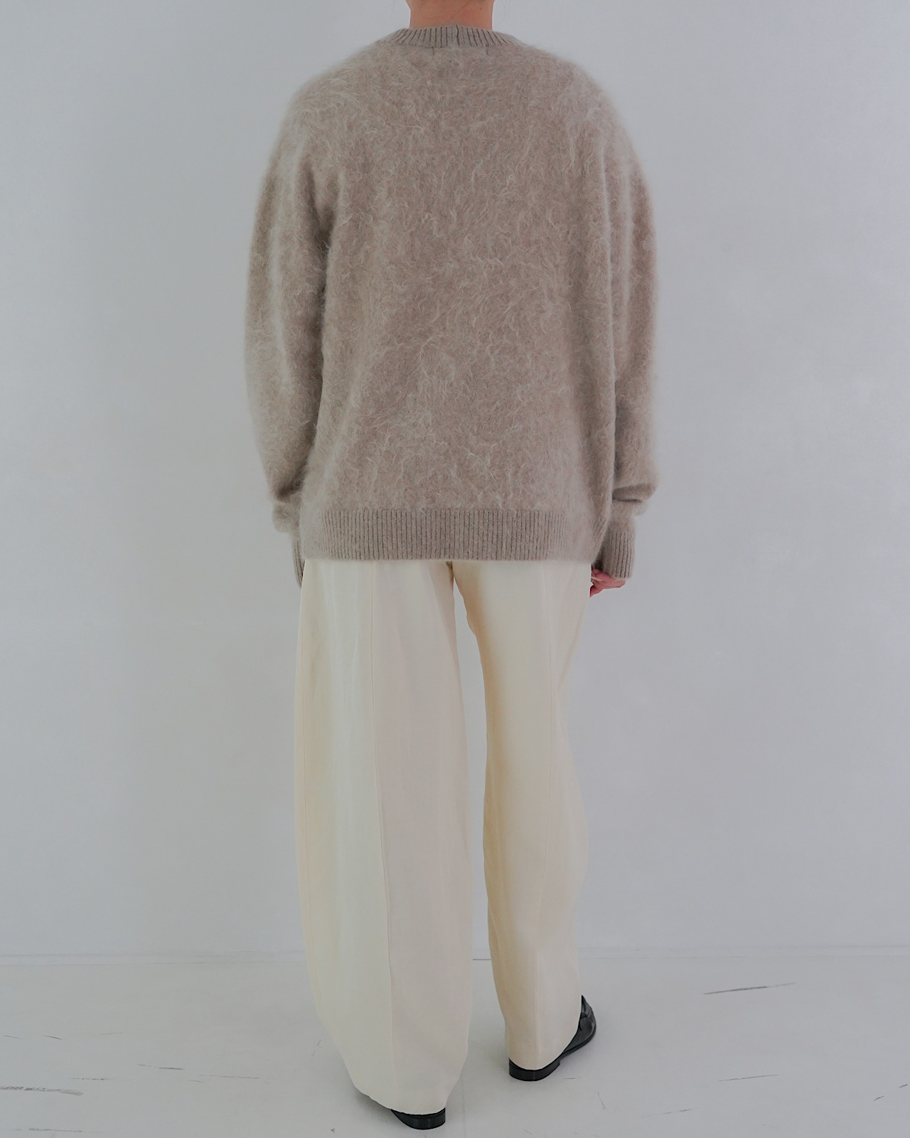 FUR CASHMERE CARDIGAN