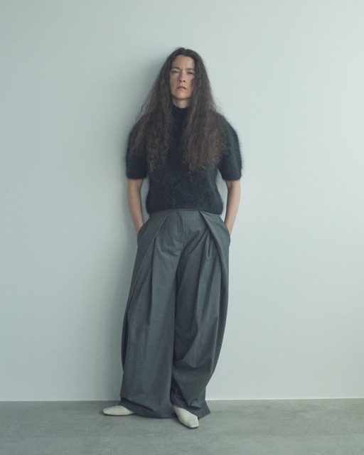 FUR CASHMERE HALF SLEEVE