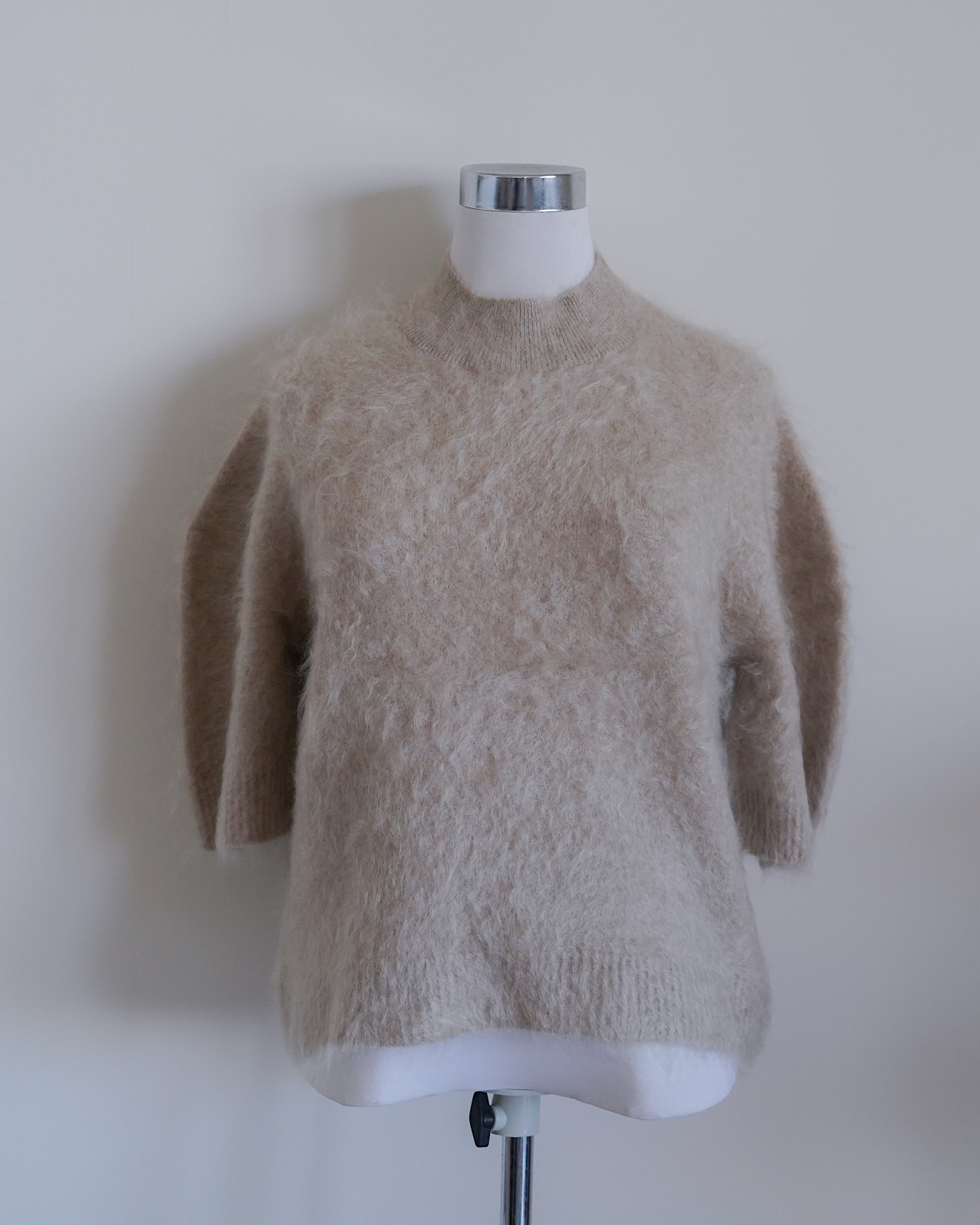 FUR CASHMERE HALF SLEEVE