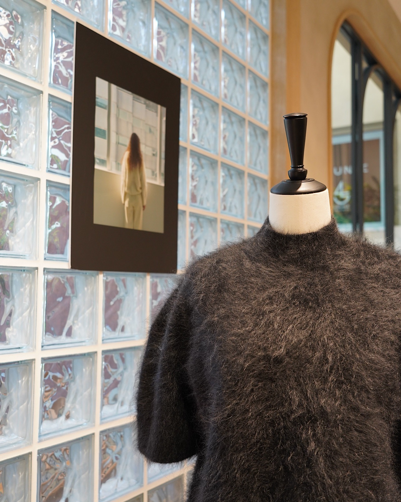 FUR CASHMERE HALF SLEEVE
