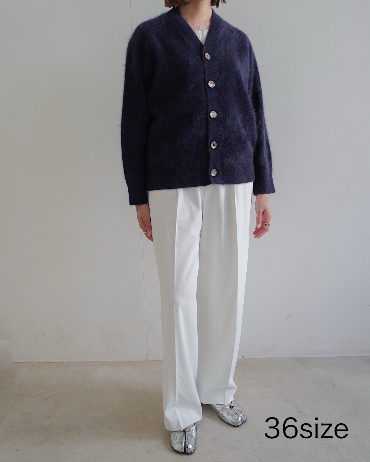 FUR CASHMERE CARDIGAN