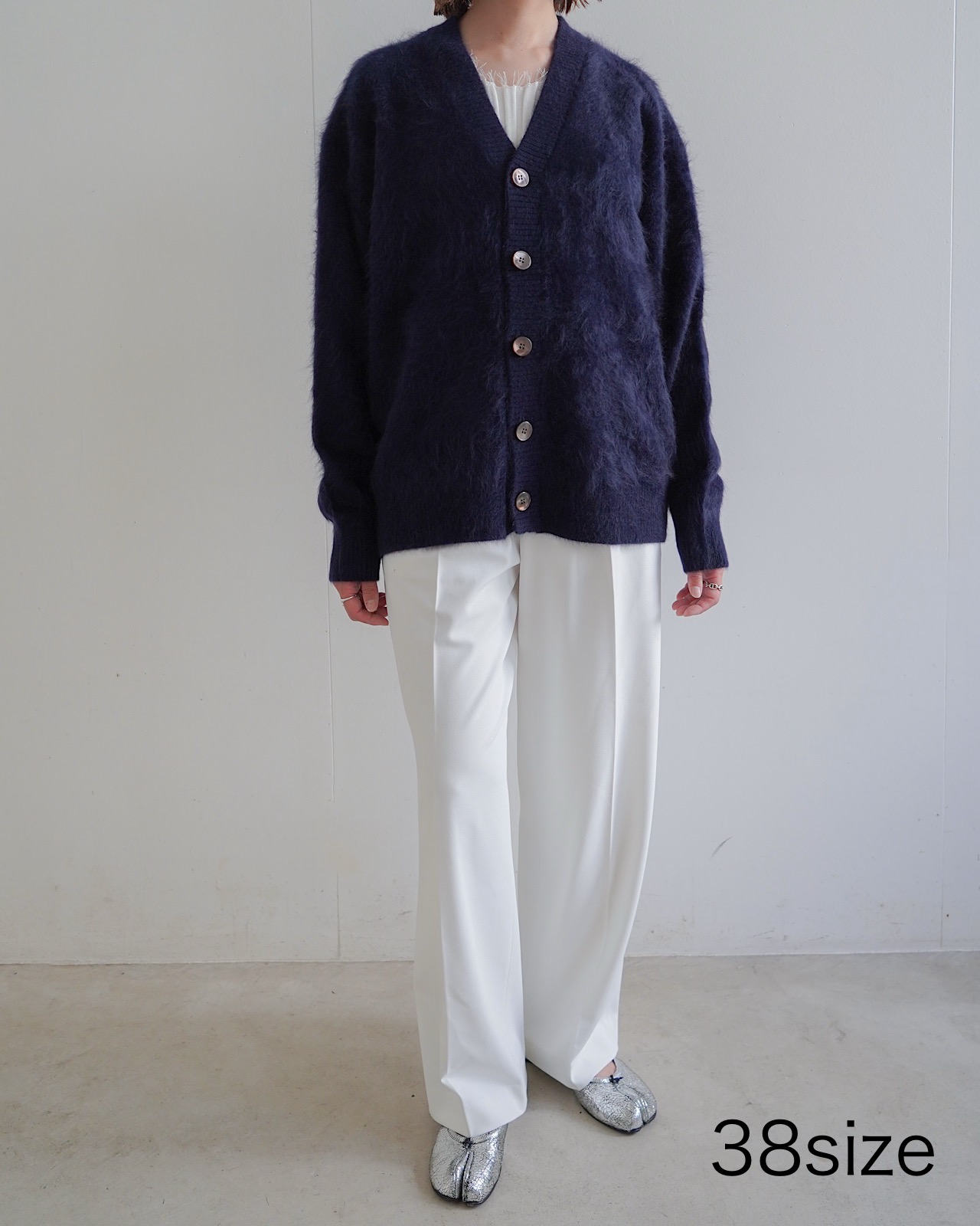 FUR CASHMERE CARDIGAN