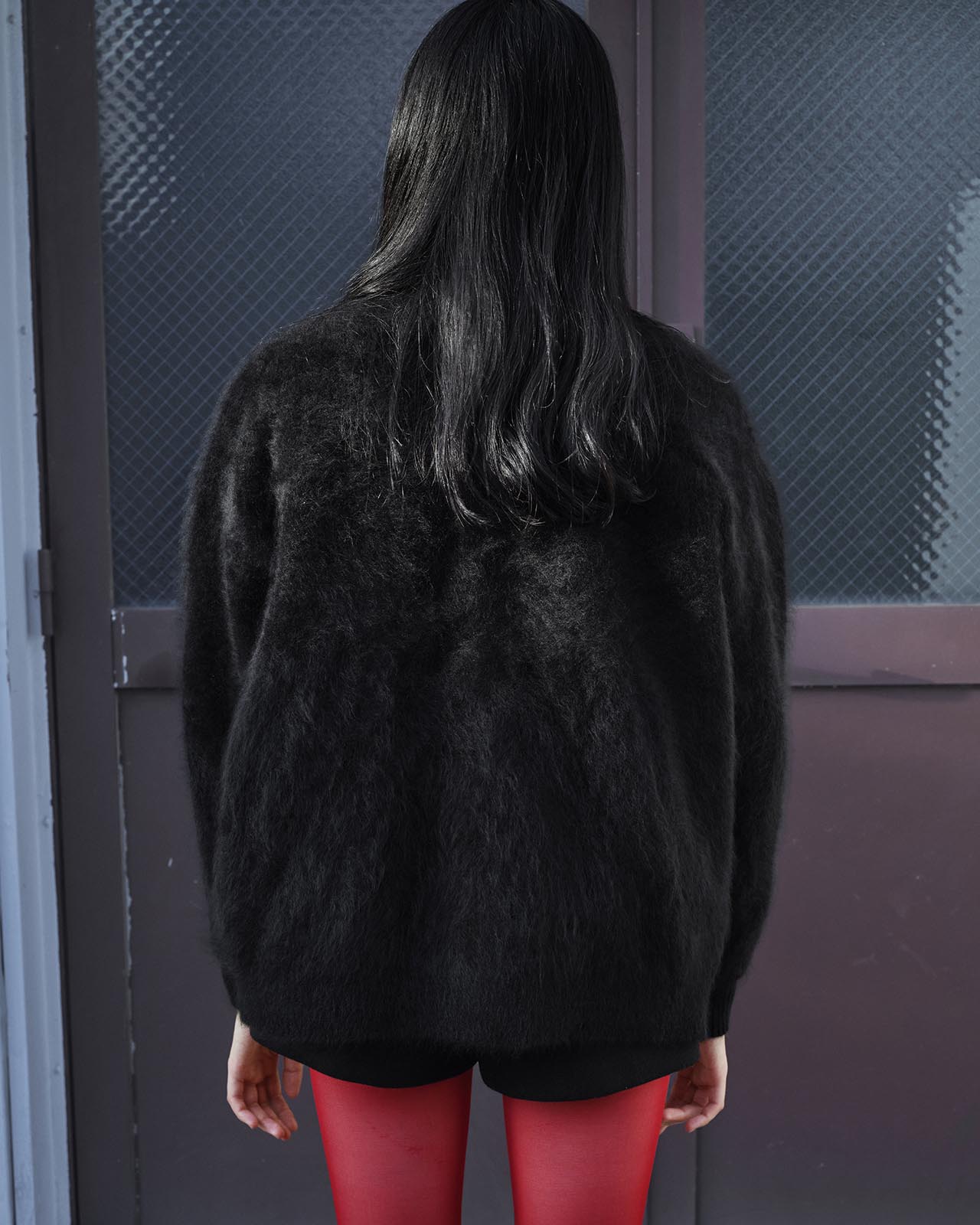 FUR CASHMERE CARDIGAN