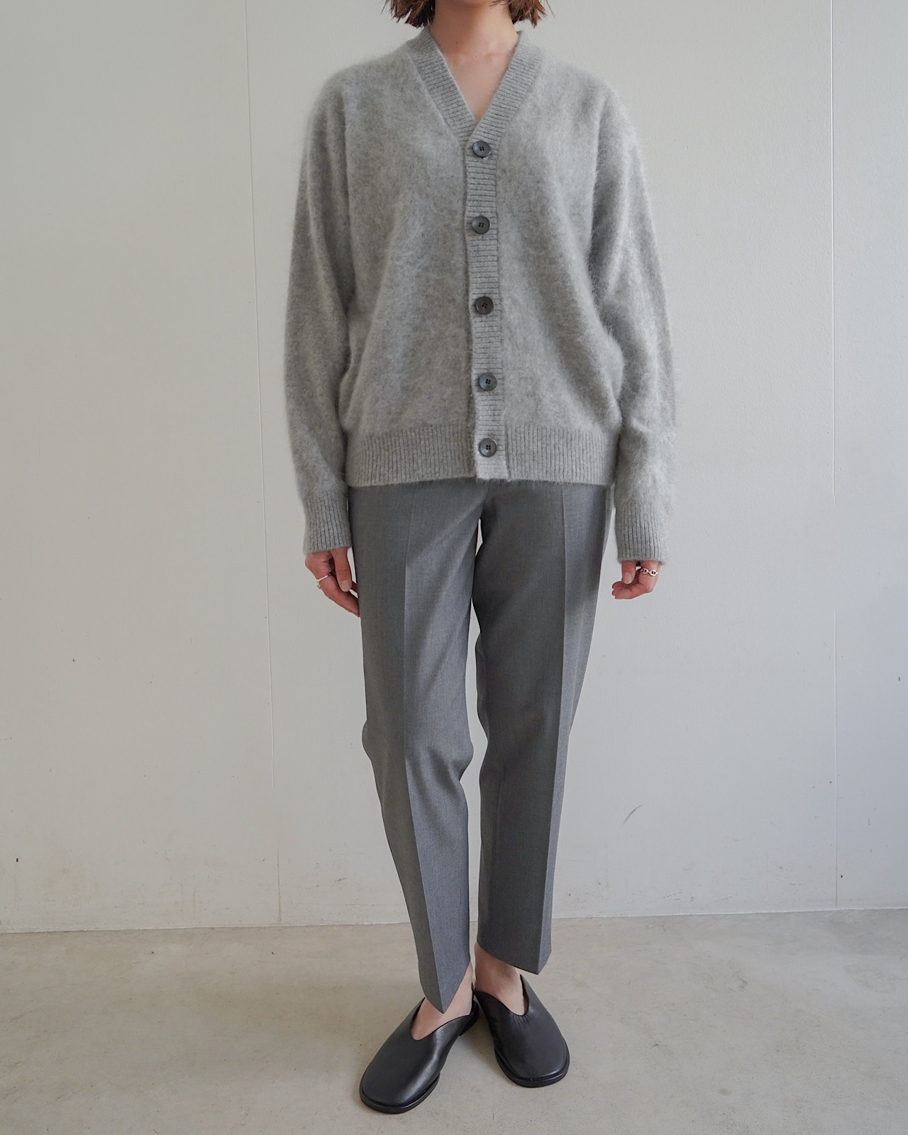 FUR CASHMERE CARDIGAN