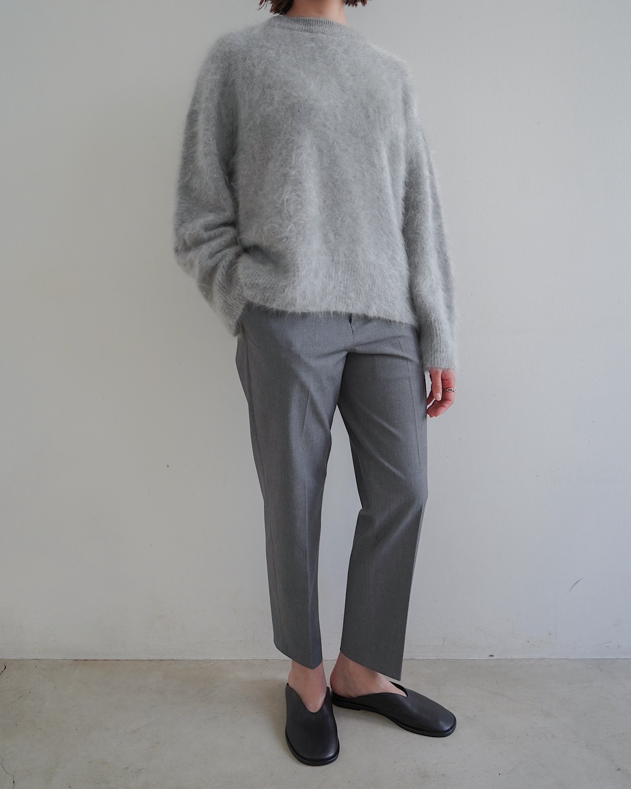 FUR CASHMERE PULLOVER