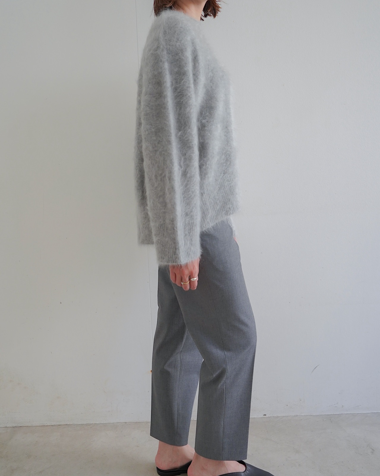 FUR CASHMERE PULLOVER