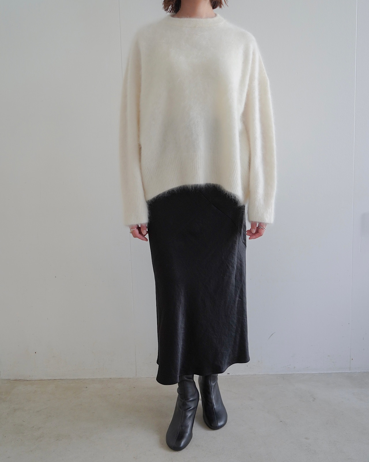 FUR CASHMERE PULLOVER