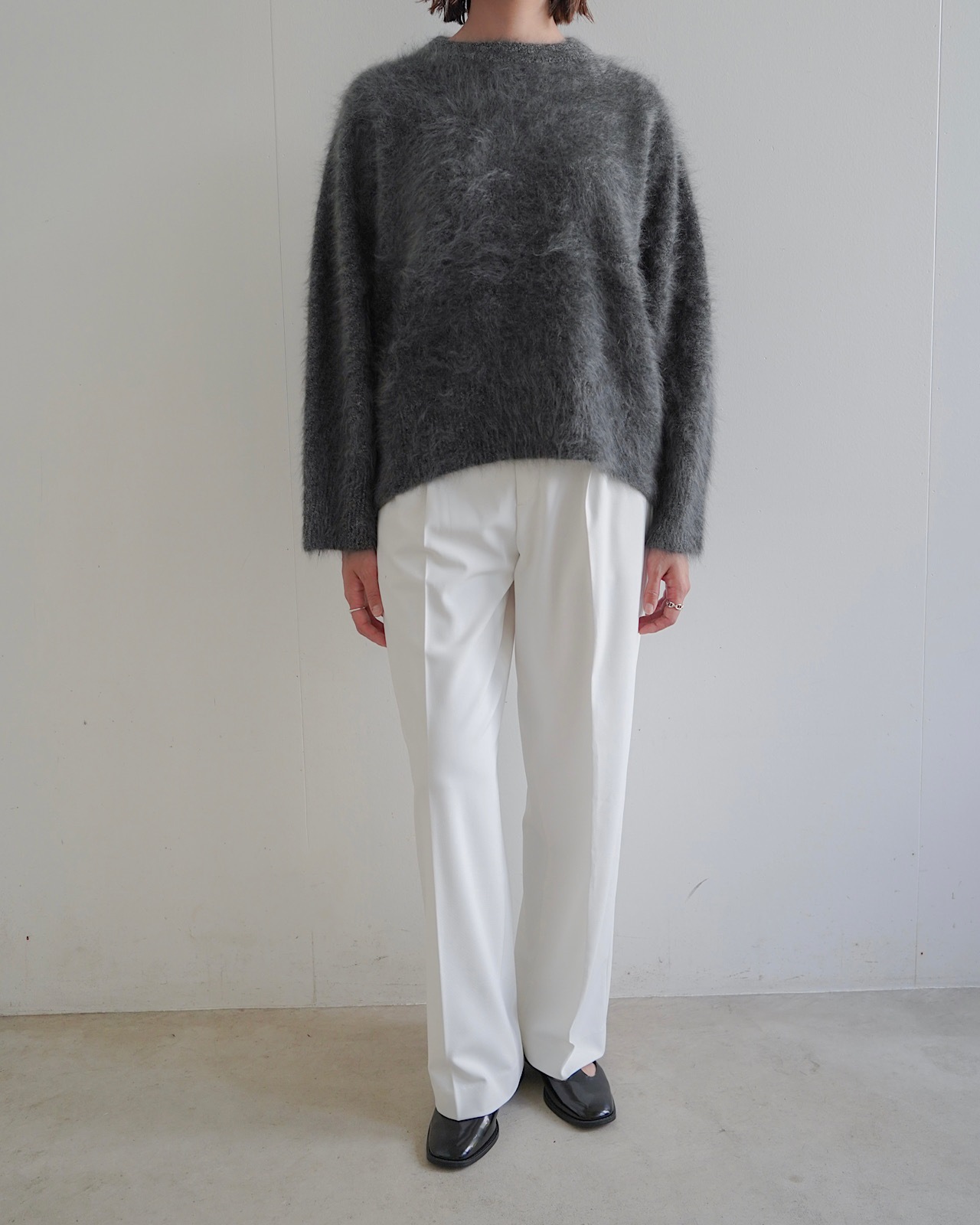 FUR CASHMERE PULLOVER