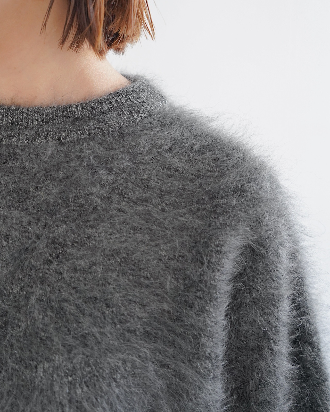 FUR CASHMERE PULLOVER