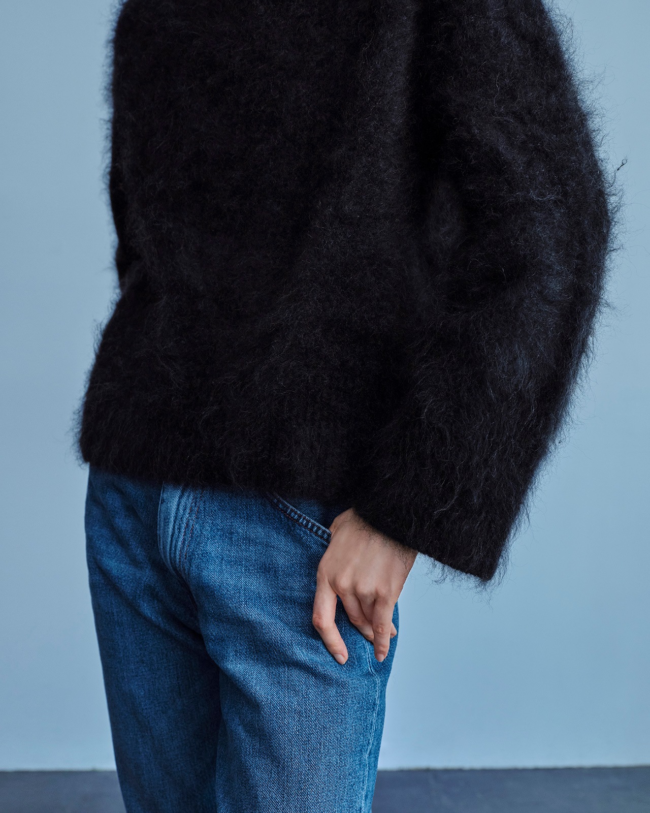 FUR CASHMERE PULLOVER