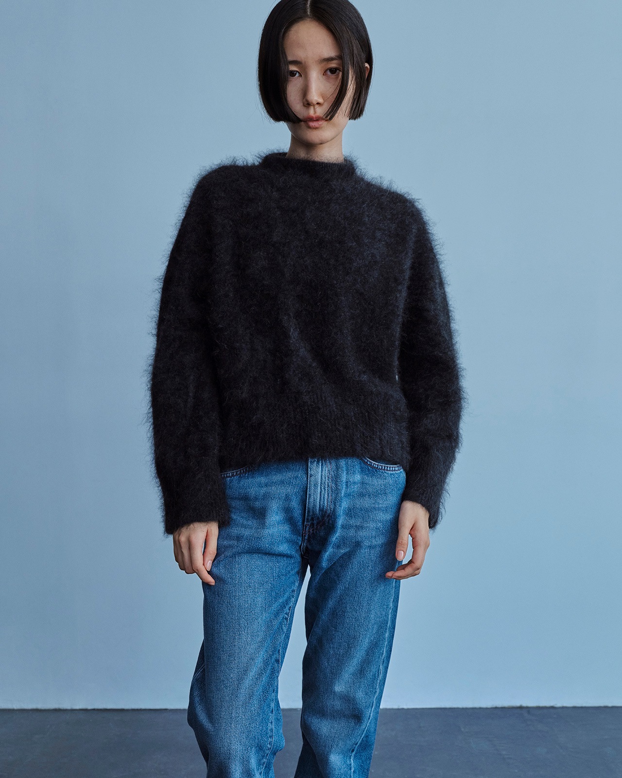 FUR CASHMERE PULLOVER