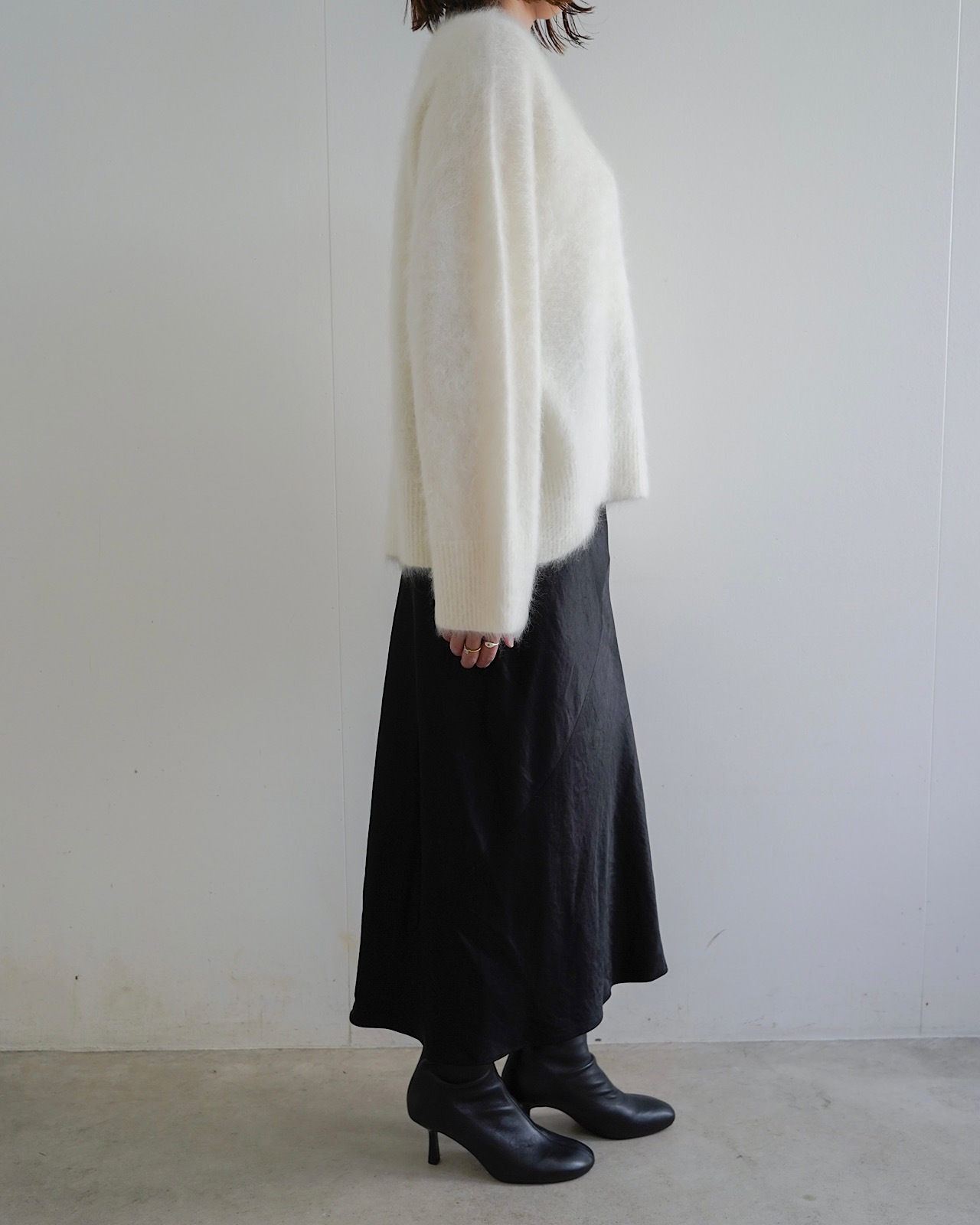 FUR CASHMERE PULLOVER