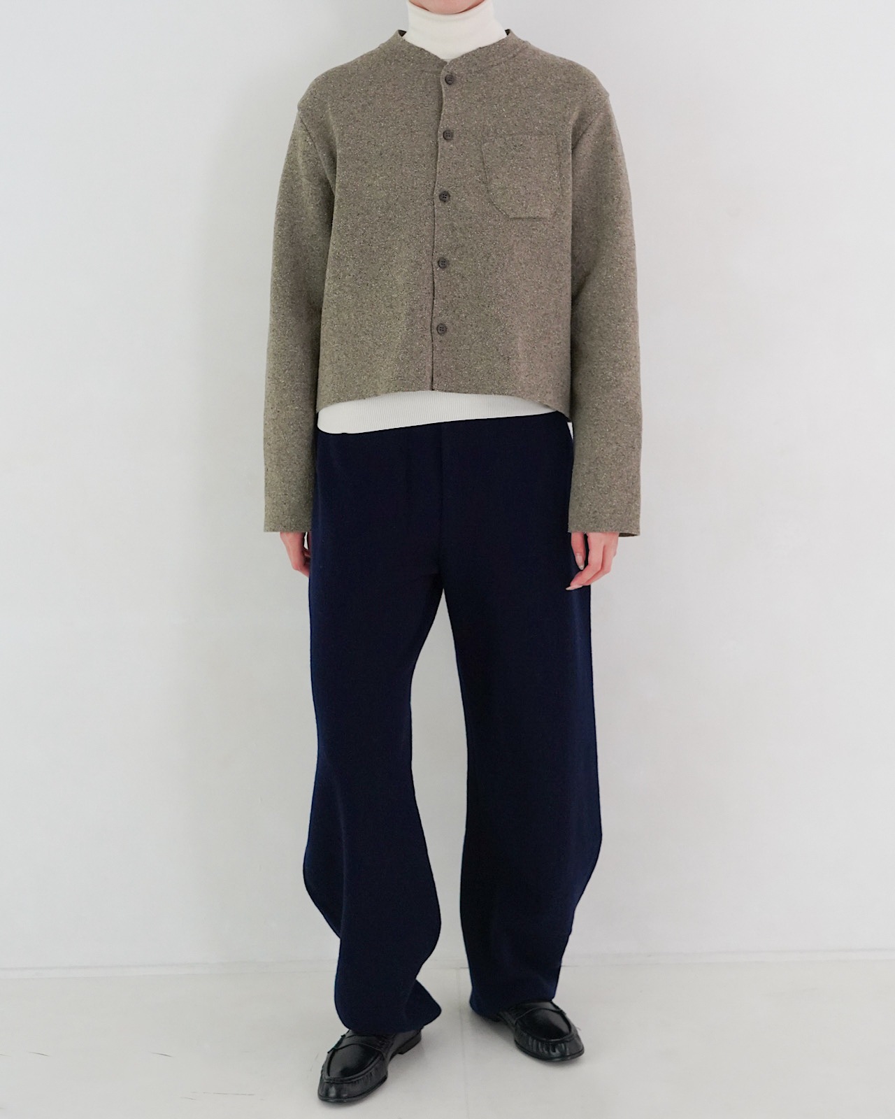 WOOL CURVE PANTS