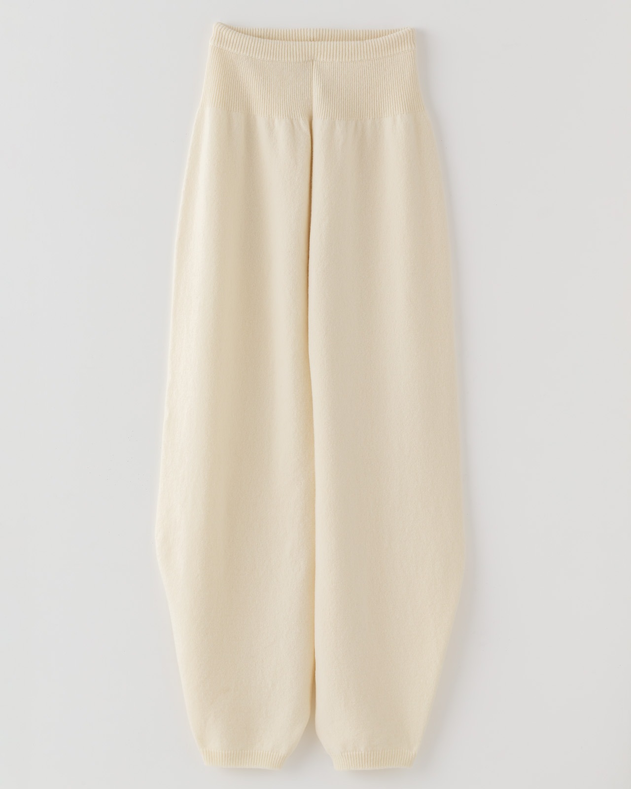 WOOL CURVE PANTS