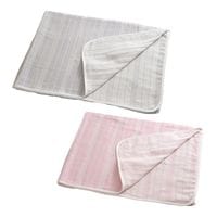 TAKEFU (竹布) 三重ガーゼケット 鈴風（すずかぜ）カラー　桜（ピンク） /  薄雪草（グレー）