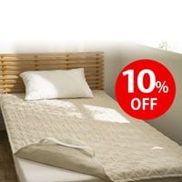 麻とコットンのリバーシブル敷きパッド シングル 10％OFF｜6月会員限定キャンペーン