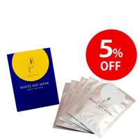 月のしずく ホワイトバイオマスク 美容液マスク 28ml×5枚入り 5％OFF｜7月会員限定キャンペーン