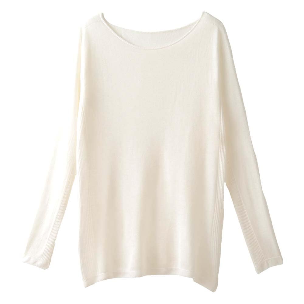 TAKEFU(竹布) 無縫製ガーゼインナー 長袖 レディース