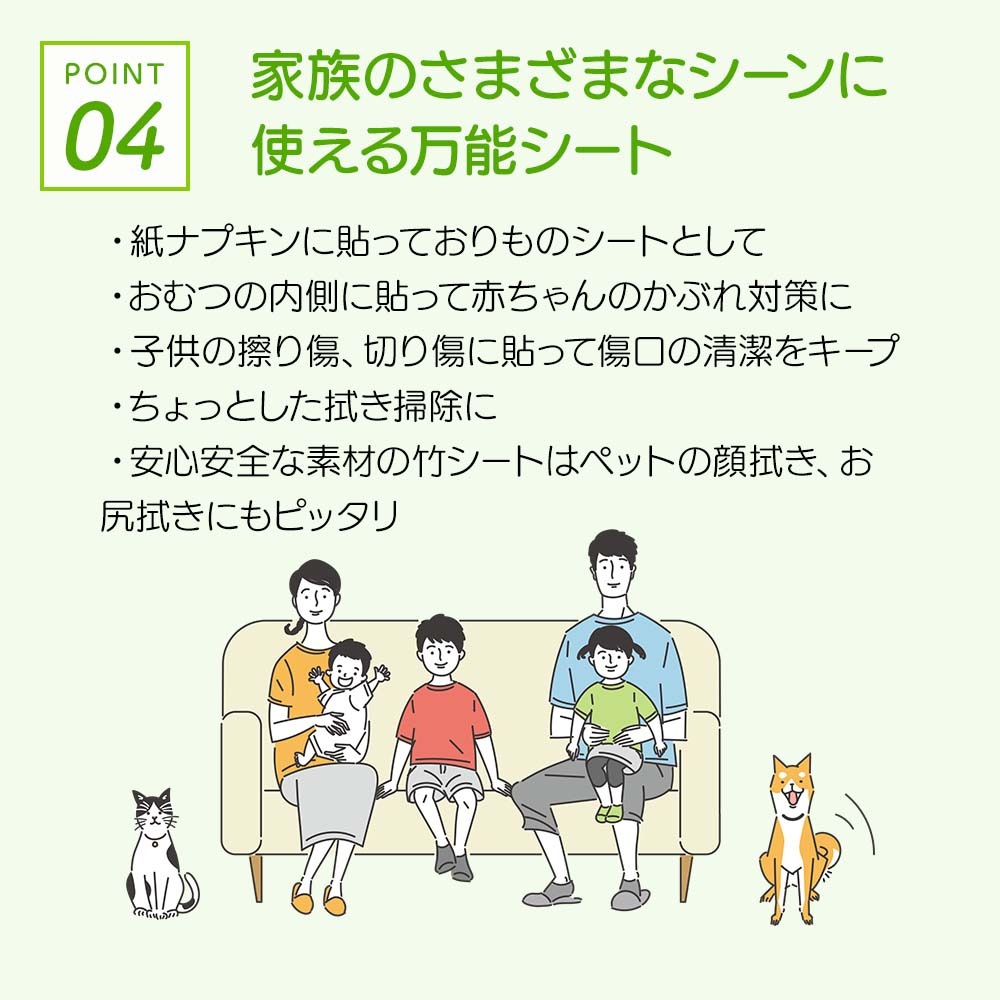TAKEFU(竹布) デイリーサポートシート ミニキット 2種類 10枚セット